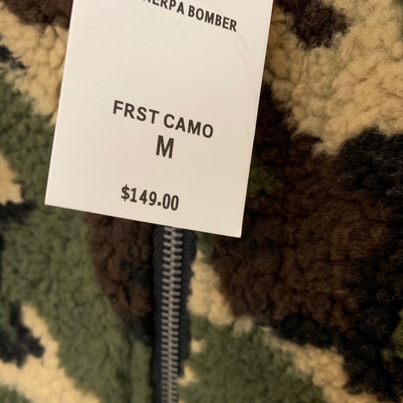 NWT Sanctuary Camo Teddy Bear Sherpa Bomber Jacket - Picture 7 of 8